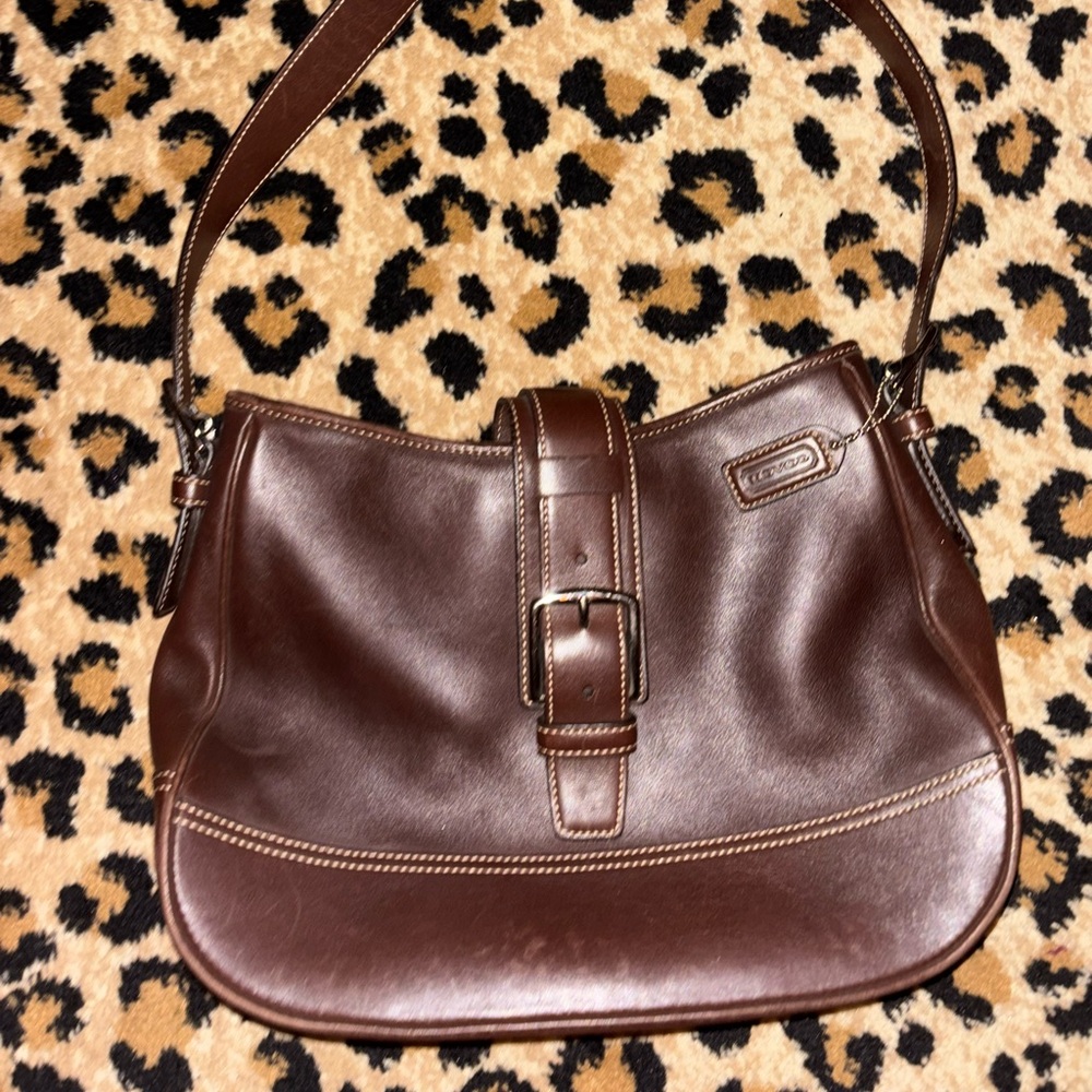Coach Chocolate Leather Handbag